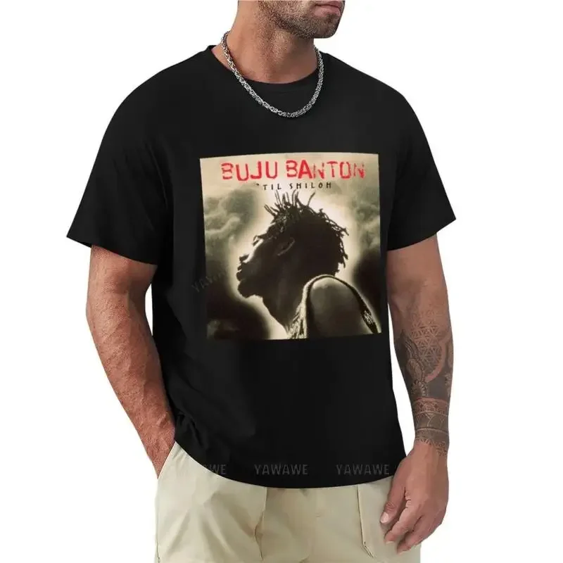 Buju Banton Til Siloh T-Shirt custom t shirts design your own vintage clothes Tee shirt mens graphic t-shirts hip hop