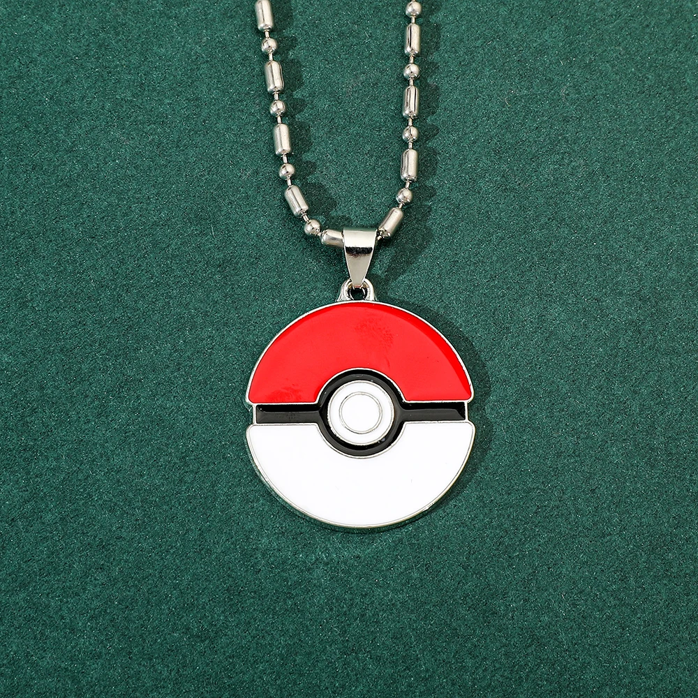 Anime Peripherals Pocket Monster Necklace Pendant Creative Pendant Pendant Cute O-Chain Exquisite Jewelry Accessory