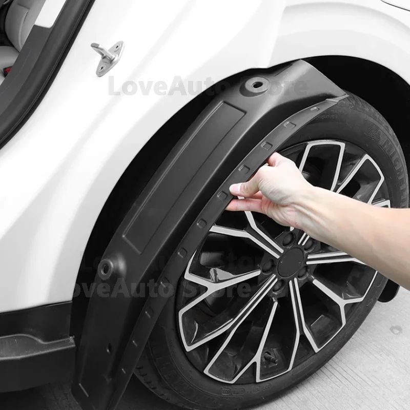 

For ZEEKR 007 2025 2024 Car ABS Rear Fender Mudguard Refit Rear Tire Fender Wheel Lining Fender Accessories Cover