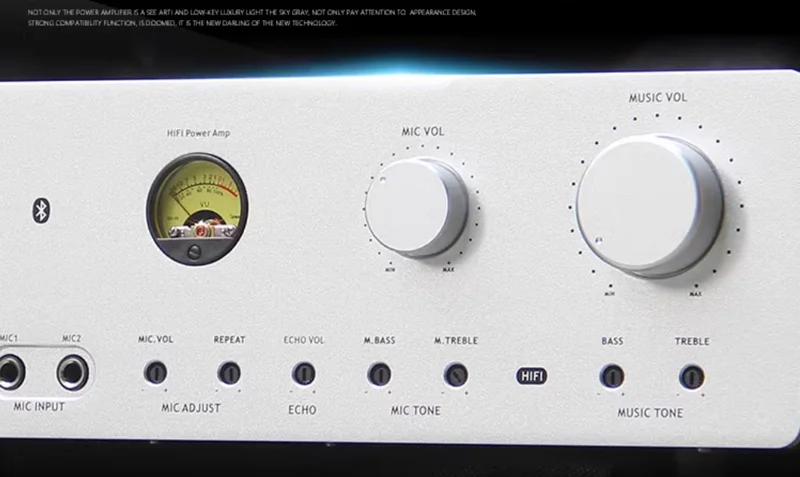 AV-686 300 واط * 2 توشيبا أنبوب بلوتوث الألياف محوري USB ميكروفون MIC صدى ستيريو Hifi المنزل كاريوكي KTV المرحلة مضخم الصوت