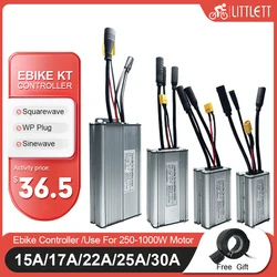 Electric Bike KT Controller 36V 48V Waterproof Brushless 250W 350W 500W 1000W 1T5 3pin Male For Electric Bicycle Conversion Kit