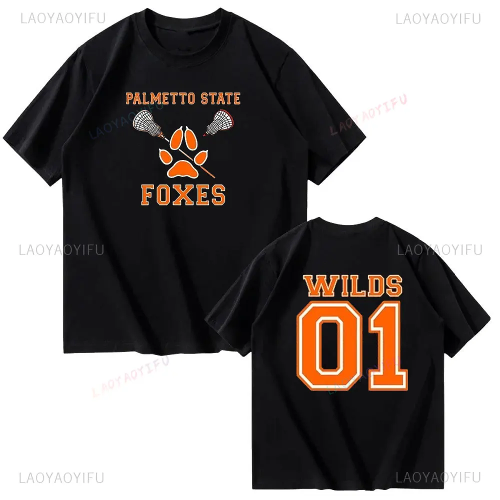 All for The Game Palmetto State Foxes Andrew Minyard Cotton Wysokiej jakości koszulki męskie w rozmiarze EU Y2k Unisex Odzież Harajuku