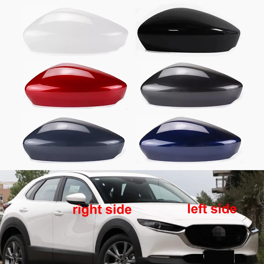 

for Mazda CX30 CX-30 2020 2021 2022 2023 Replace Car Reverse Mirrors Cover Cap Wing Door Side Mirror Housing Shell Color Painted