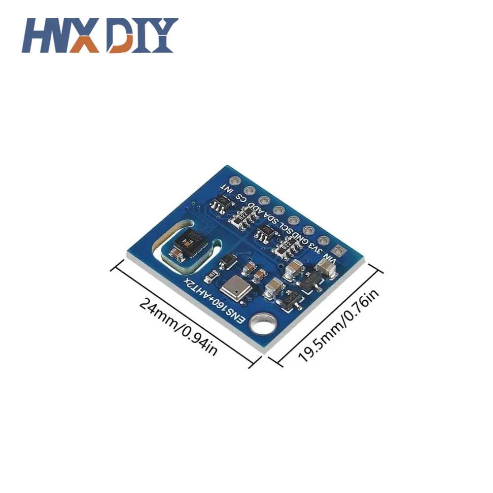 Picture 5: 1-10pcs ENS160+AHT21 CARBON Dioxide CO2 eCO2 TVOC Air Quality And Temperature And Humidity Sensor Replace CCS811 For Arduino
