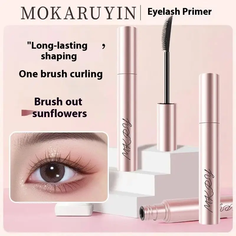 กันน้ํา Long Lasting Silky Lash สีดําสีน้ําตาลขนตายาวมาสคาร่า Eyelashes Extension Beauty Eye Make Up เครื่องสําอางค์