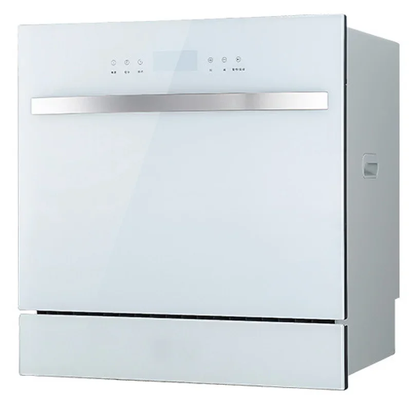 18-13 set di stoviglie Lavastoviglie per uso domestico Disinfezione e sterilizzazione ad alta temperatura Lavastoviglie incorporata 8 Prog di pulizia