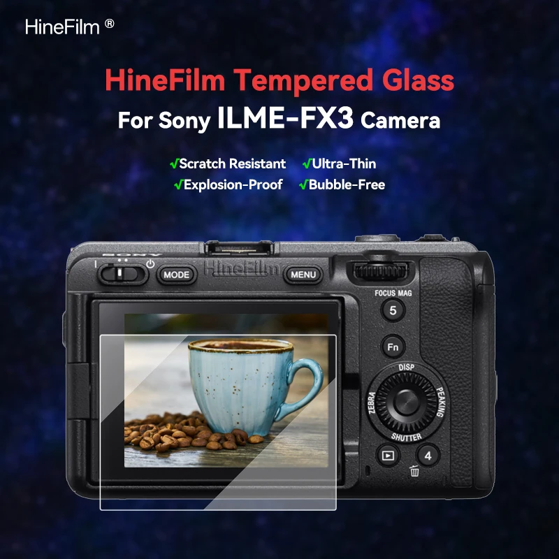 FX 3 Camera Ban Đầu 9H Camera Kính Cường Lực Bảo Vệ Màn Hình Cho Sony ILME-FX3 Camera Chống Trầy Xước bộ Phim