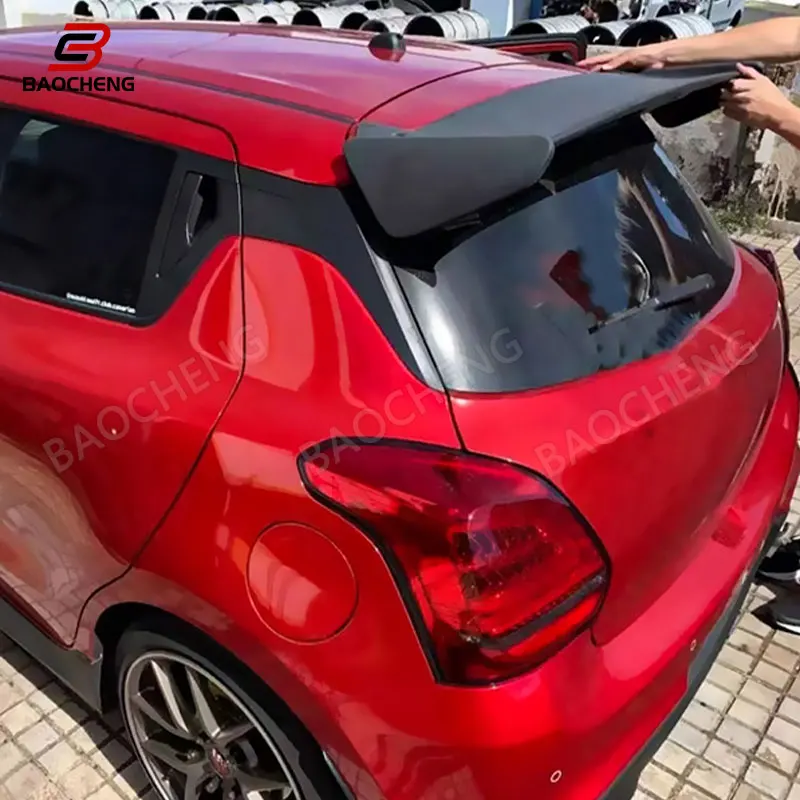 Suitable for Suzuki Swift Sport ZC33S 2018-2024 High Quality Carbon Fiber Tailgate Rear Cover Spoiler Wing BC Styling Parts