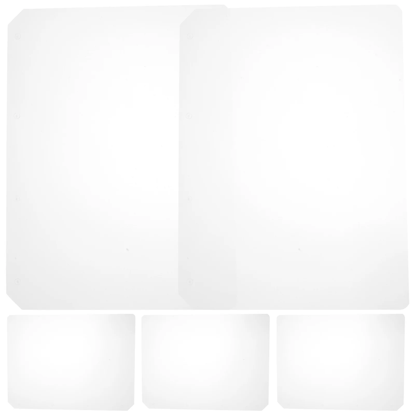 5 Pcs Frosted Transparent Index Page Notepad Dividers Pp Binder Tab Administrative Professional Day Gifts