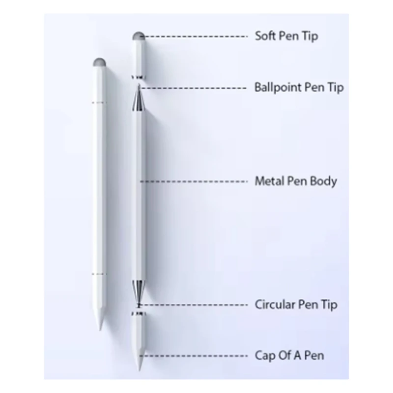 A7THK-3 In 1 Magnetic Universal Stylus Pen Capacitive Touch Screen Pencil For Phone Pad Tablet Writing Pen