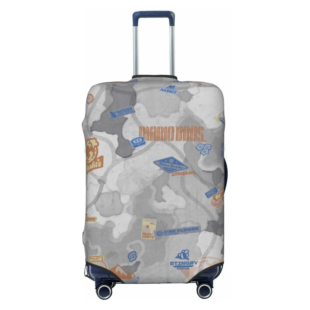

Чехол для чемодана Custom M-Marioes Video Game Brothers And Friends, эластичный защитный чехол для дорожного чемодана, подходит для чемоданов 18-32 дюймов
