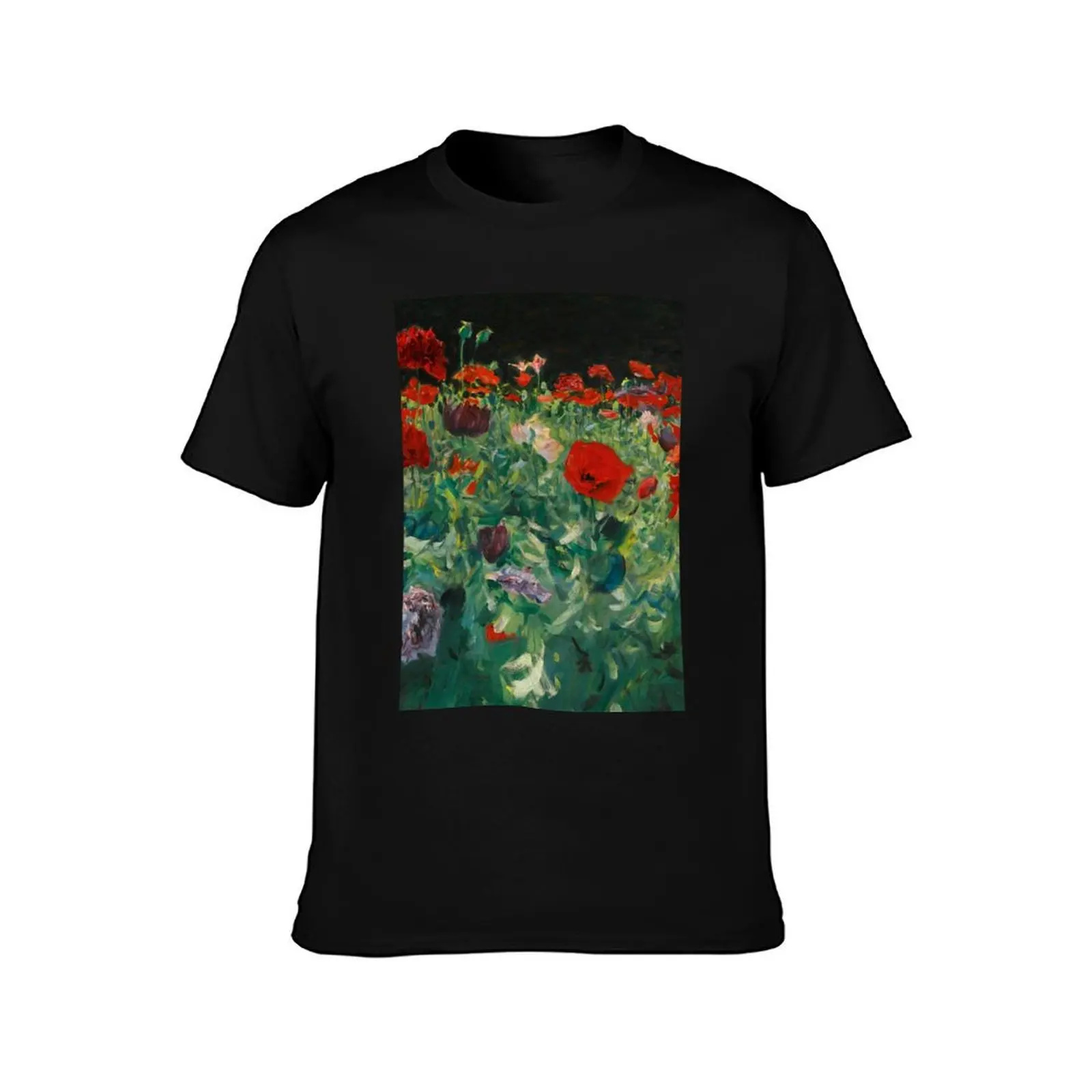 Funny Gift For John Singer Sargent Poppies Gifts For Fan T-Shirt Soft Anti-Shrink Cotton Tee