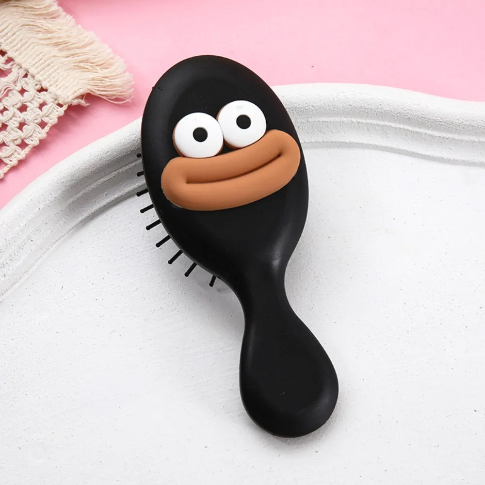 Sausage Mouth Cartoon Air Comb Anti Static with Mirror Air Cushion Comb Scalp Massage Cartoon Massage Hair Brush Makeup Tool