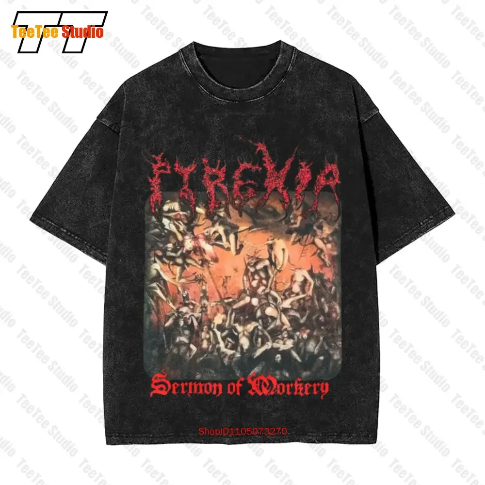 Pyrexia Sermon Mockery Death Metal Suffocation Immolation Nile Vintage Oversized T-Shirt CNSE