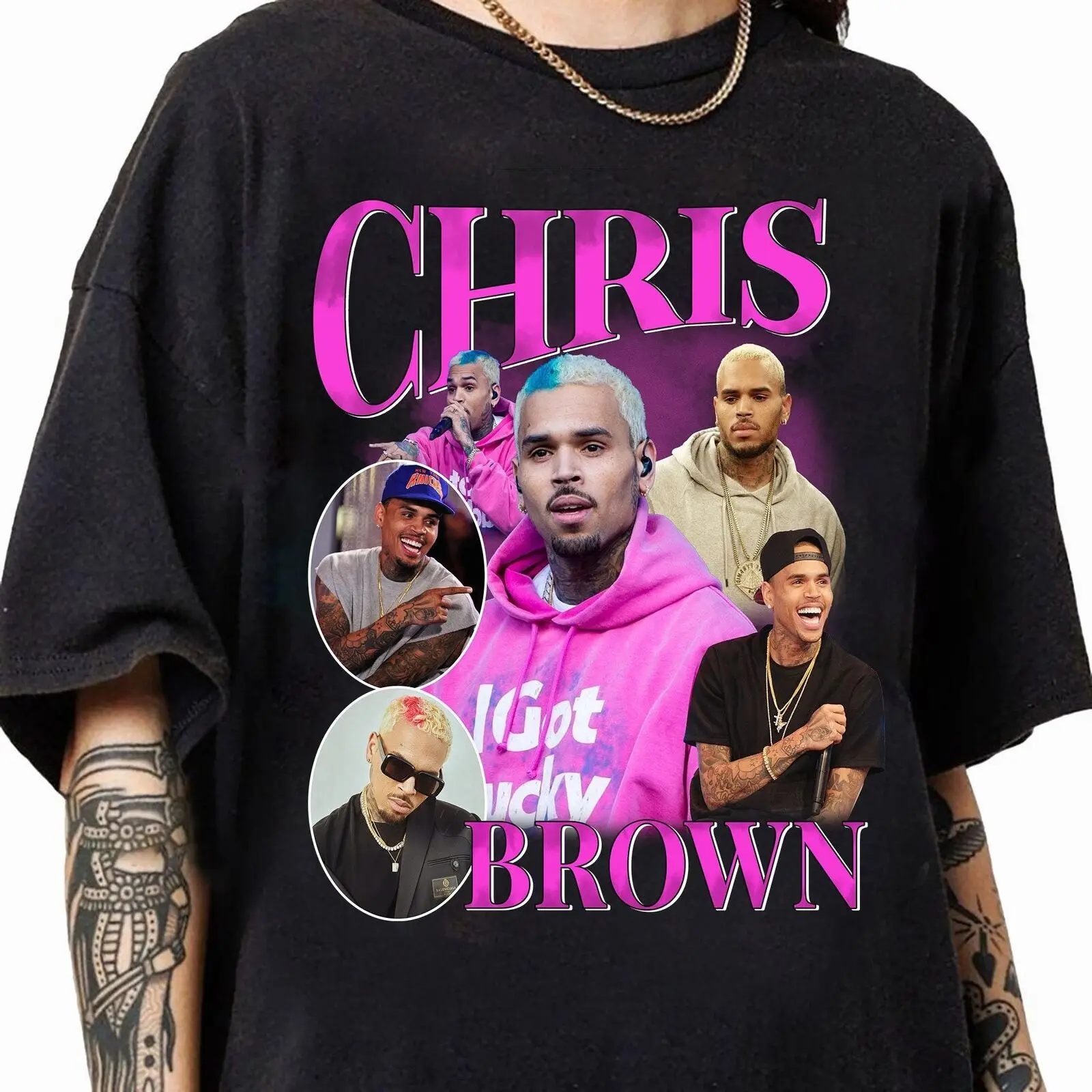 

Vintage Chris Brown T-Shirt Chris Brown Tee Bootleg Hip Hop Shirt Chris Brown