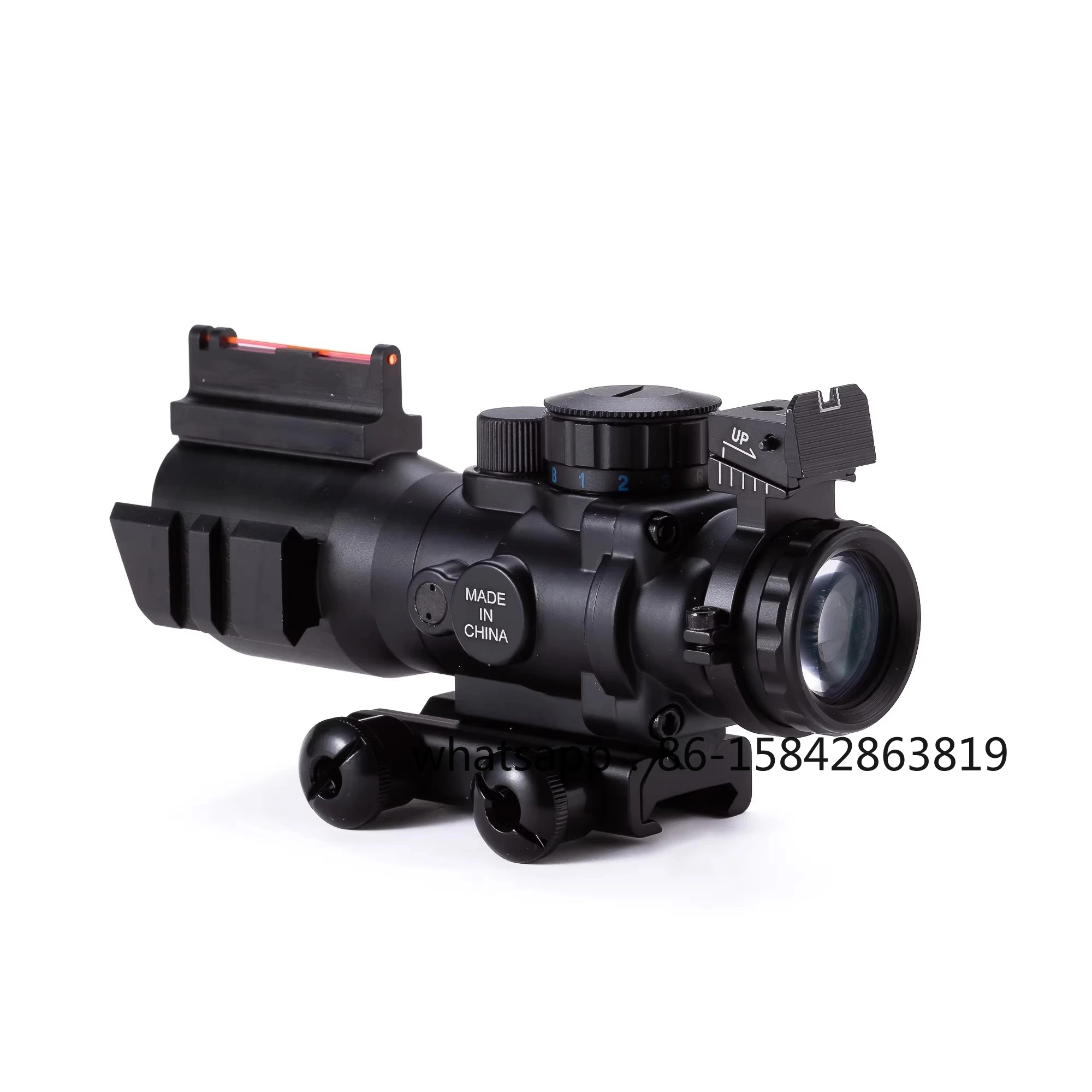 

4X32 Prism Full Metal 4x Magnification Telescope Slingshot Toy Wall Photo Video Props
