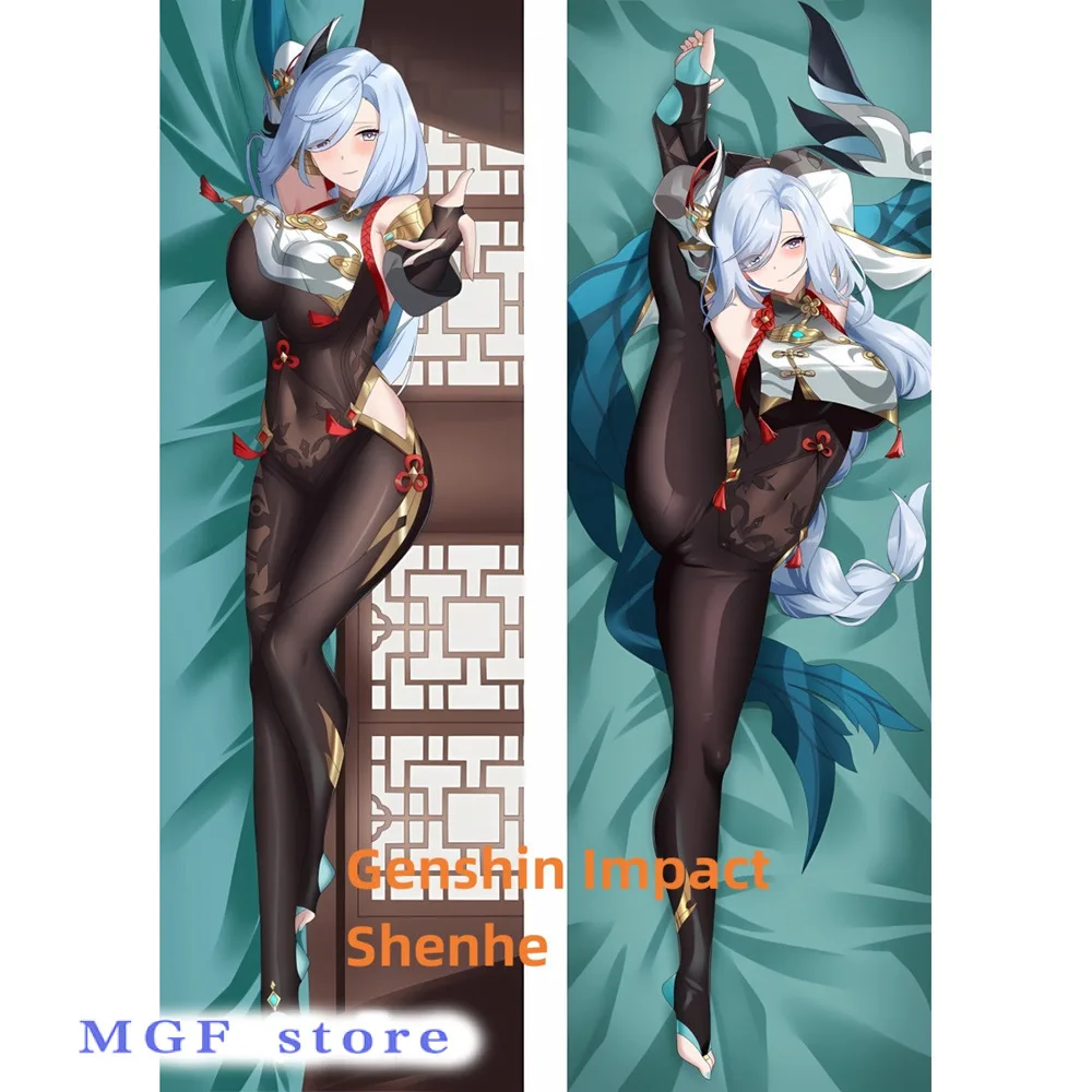 

Dakimakura Anime Pillow Case Genshin Impact Shenhe Double-Sided Print Of Life-Size Body Pillowcase Gifts Can Be Customized