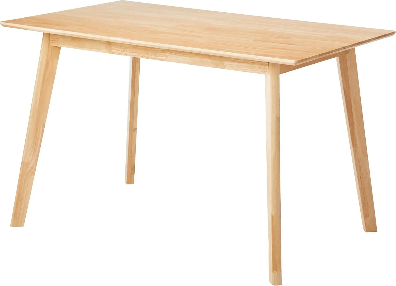 Sturdy Solid Wood Rectangular Dining Table, Easy Assembly, Kitchen Table, 29.5