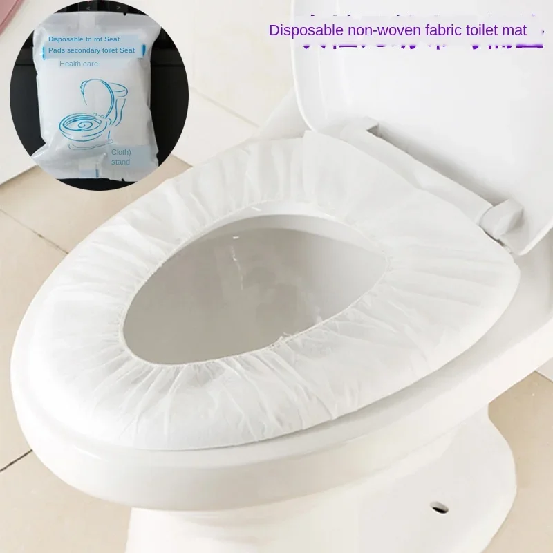 1pcs Travel Disposable Toilet Seat Covers Mat 100% Waterproof Toilet Paper Pad For Travel/Camping Bathroom Accessories