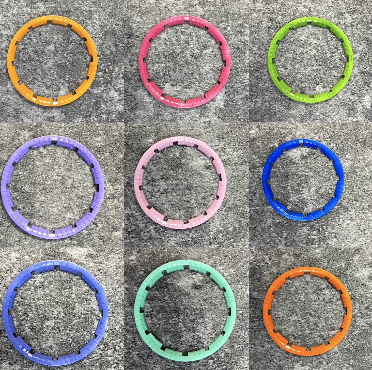 Full color Solid color Inner Rings Bezel GA2100 GA2110 CASIOAK Rainbow color Mod Kits ins kinji DIY customize parts