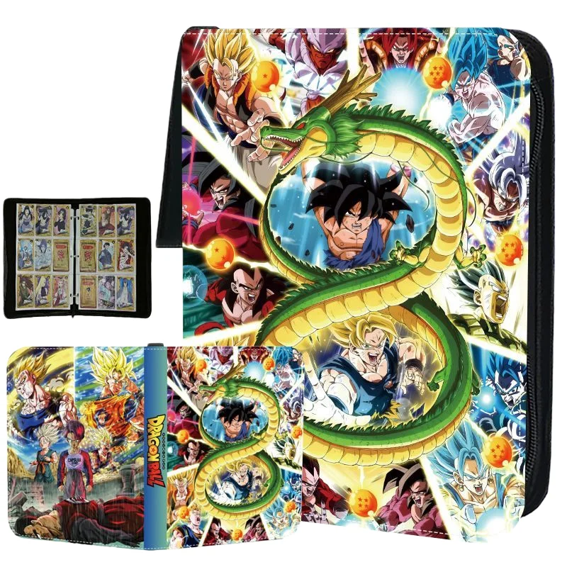 

DRAGON BALL новая карточная книга, ценная игровая карточная коллекция, фотоальбом, переплет, анимационные периферийные мультяшные игрушки, детские подарки