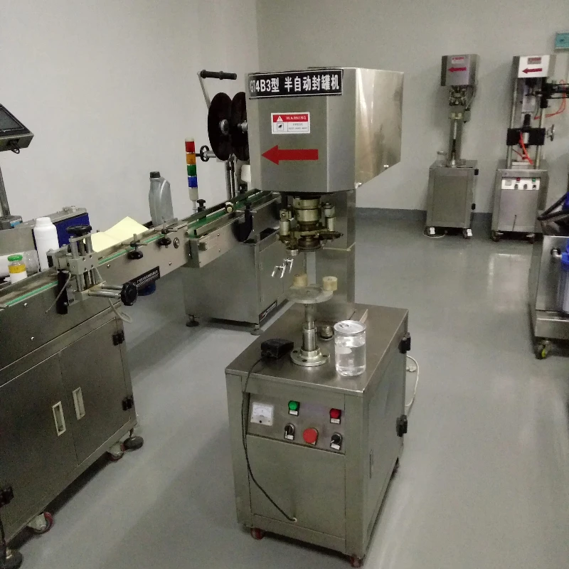 

seamer-machine Semi-automatic seamer aluminum beer tin can sealer sealing machine for canning