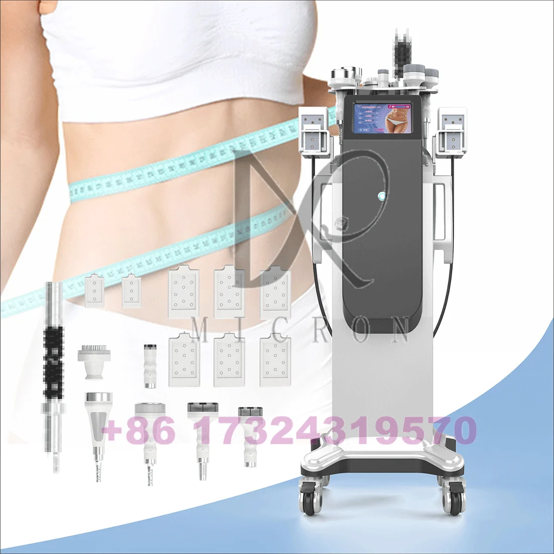 

CE Certified 8-in-1 Slimming Machine - 80K Cavitation Technology, 3 Modes for Belly/Thigh/Arm Fat Loss