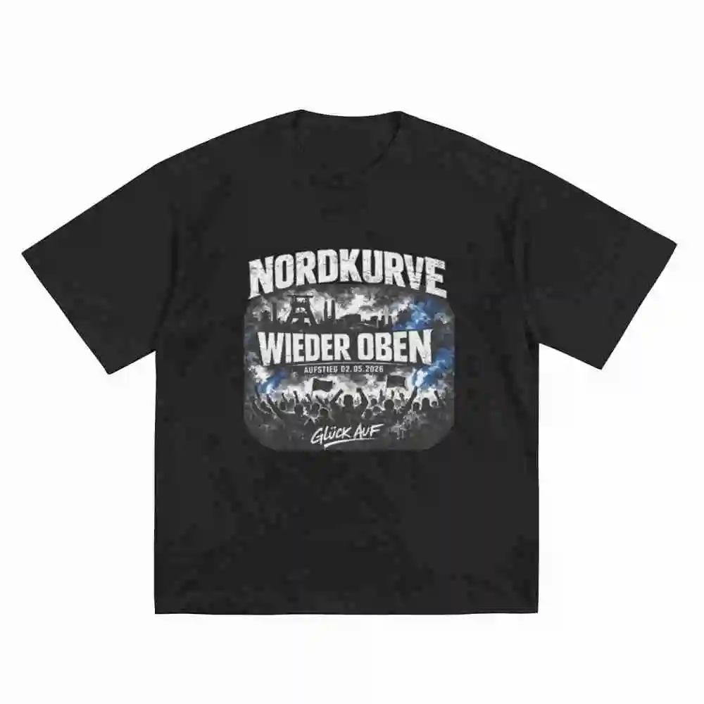 Ruhrpott Rise Gelsenkirchen 2026 Short Sleeve Tee 100% Cotton T-Shirt