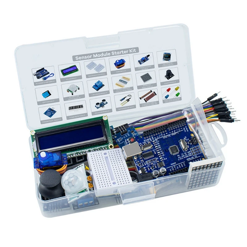 Starter Kit Parts Accessories Fit For LCD1602 OLED0.96 For Arduino R3 Set Improvement Development Board