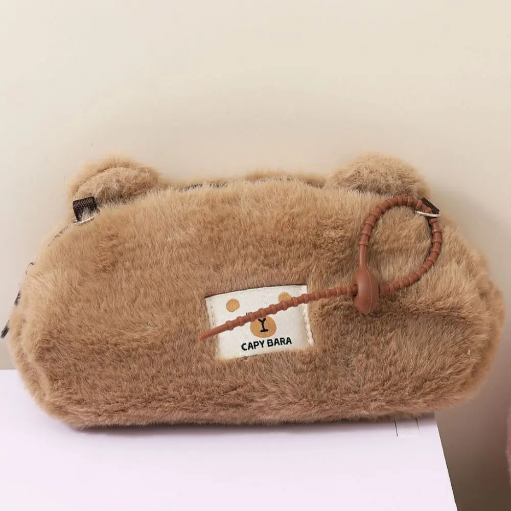 

Cartoon Capybara Pencil Case Large Capacity Cosmetic Stationery Bag Organizer Travel Toiletry Makeup Lipstick Bag Stationery
