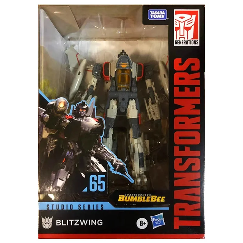 Hasbro Transformers Bumblebee Studio Series SS65 Blitzwing Voyager Class Anime Original Action Figure Model Toy Gift Collection