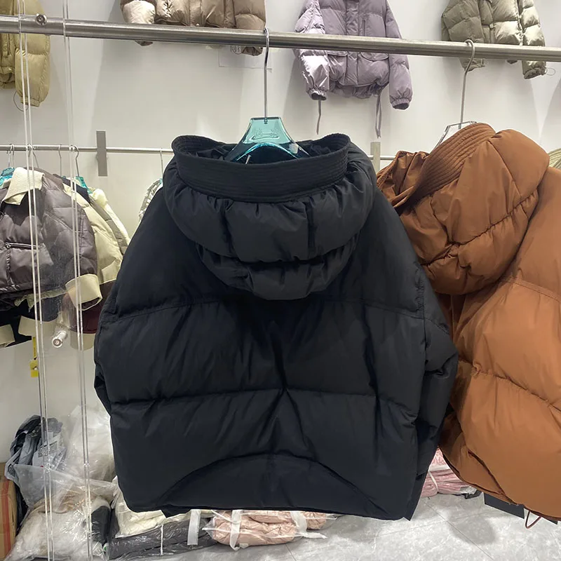 ฤดูหนาวหนาลงเสื้อแจ็คเก็ตผู้หญิงHooded Down Jacket 2025 ใหม่ผู้หญิงลงเสื้อแจ็คเก็ตเป็ดสีขาวลงผู้หญิงเสื้อh574