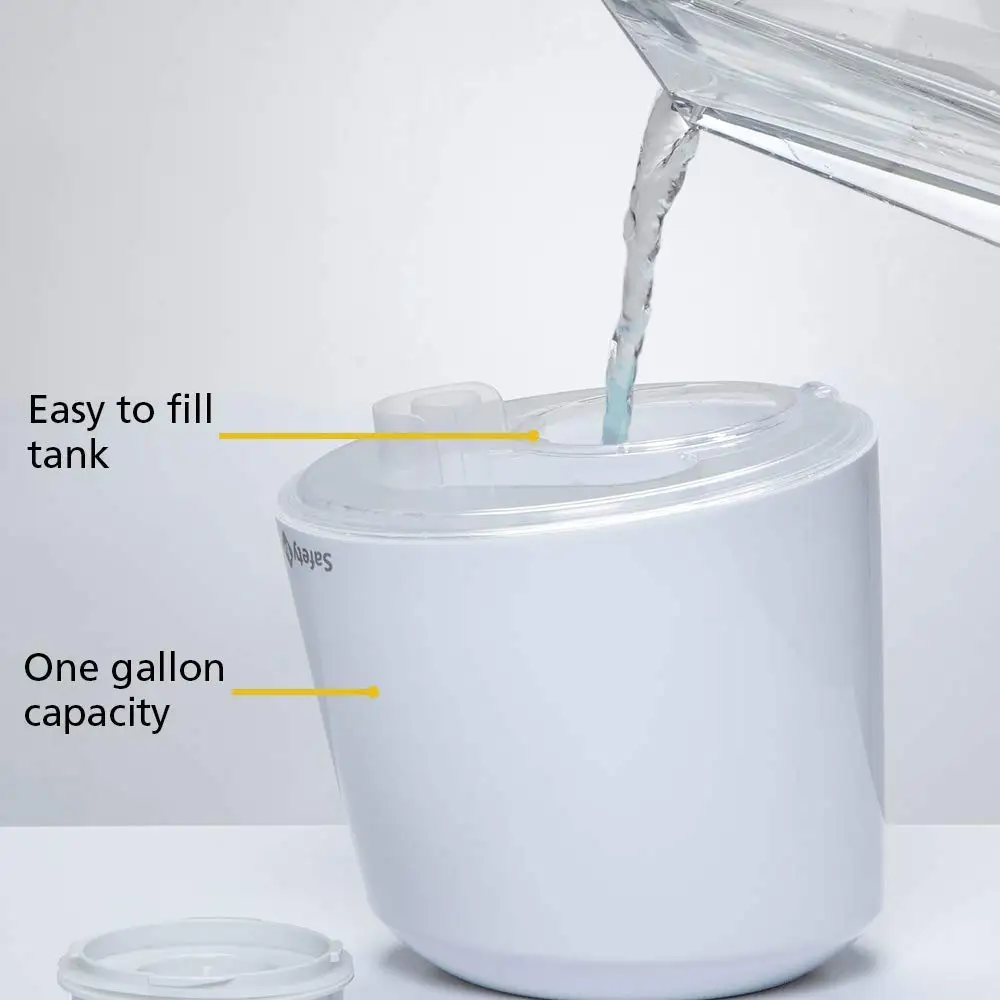 Stay Clean Luftbefeuchter, UltraMist, ein Gallonen einfach zu befüllender Tank, LED-Licht und ohne Filter