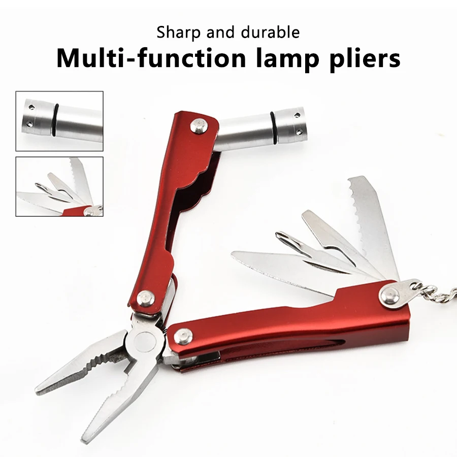 Outdoor Multitool Camping Portable Stainless Steel Edc Folding Multifunction Tools Emergency survival Knife Pliers