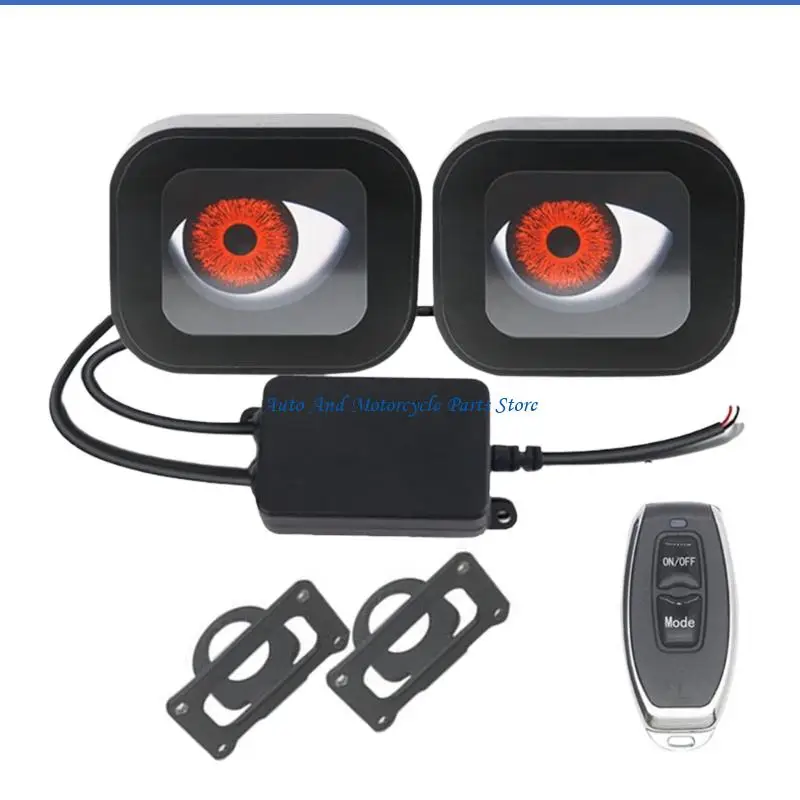 

P9FD Brightened Glass Lamp Including Security Warning Feature For Automobiles Motorcycles