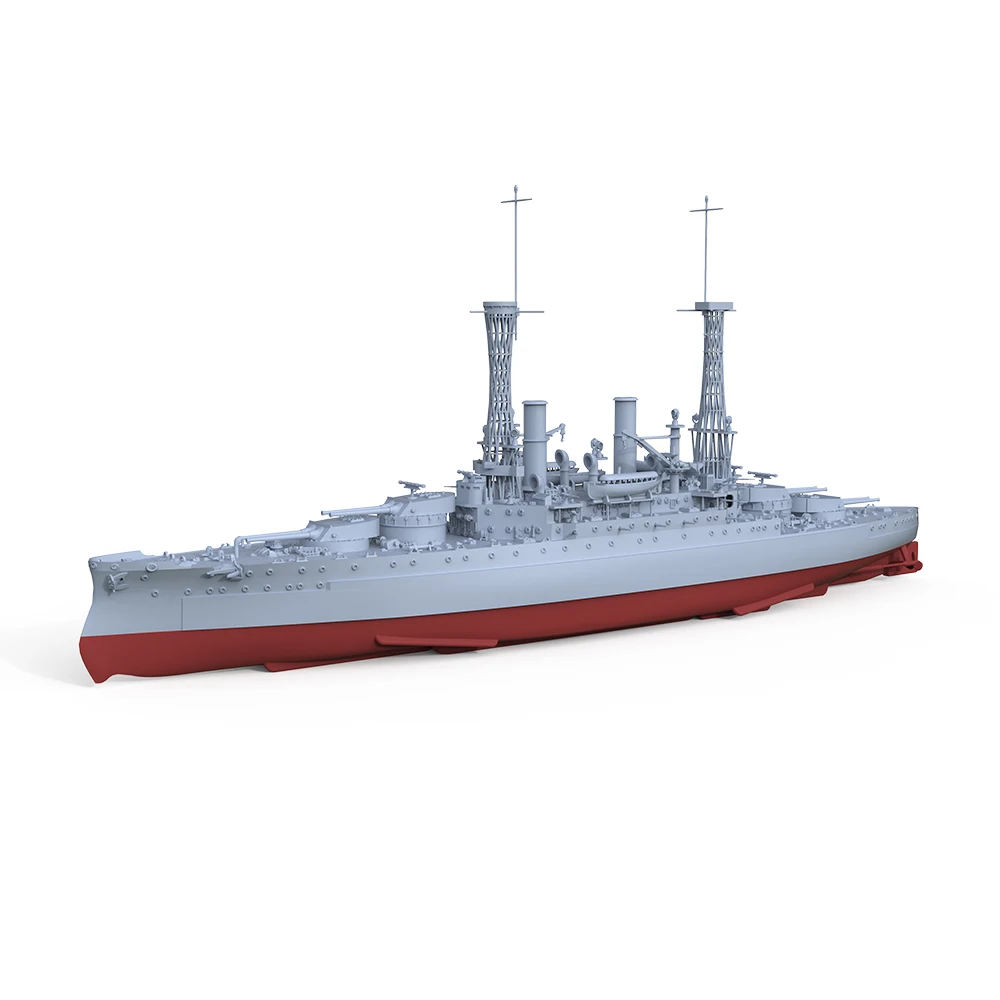 SSMODEL SSC513S 1/2000 Military Model Kit USN South Carolina Battleship BB-26 Full Hull WWII WAR GAMES