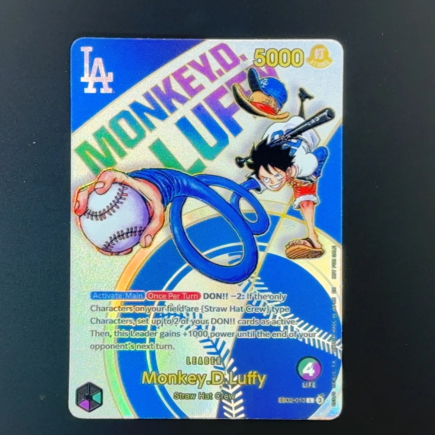 one piece card game luffy leader Monkey.D.Luffy ST21-001 ONE PIECE Tcg Card Game NM RED Leader