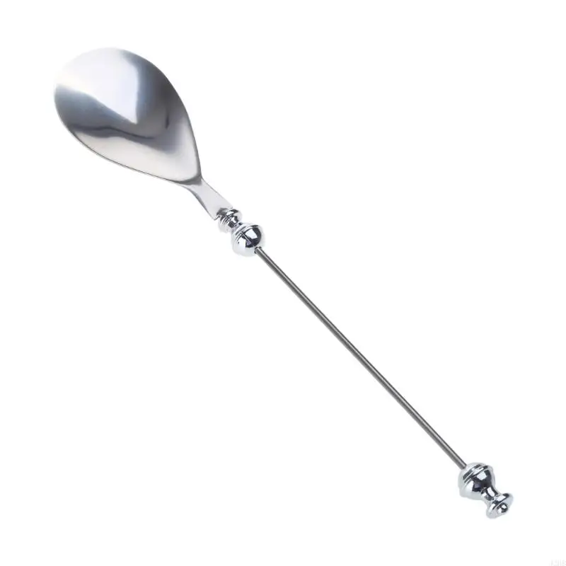 J2HB DIY ENSALA CONLACIÓN Cuchara acero inoxidable Spoon Coloque cuentas personalizables Siring Spoon Diy Beads Decored