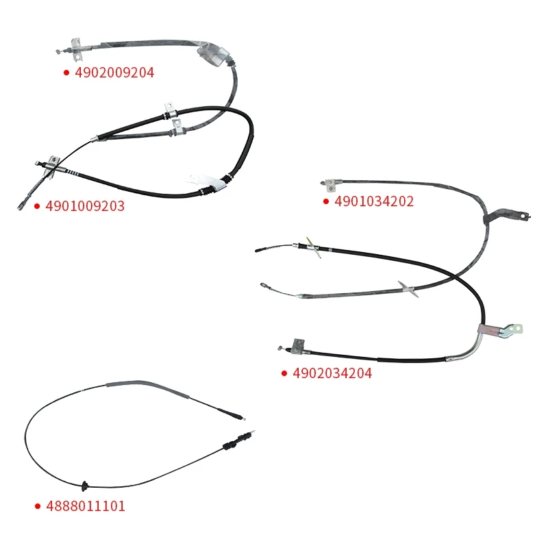 Auto Brake System Parking Brake Cable Suitable For Ssangyong Actyon Sport Korando C Chairman 4901009206 Istana Van Xlv Rhino