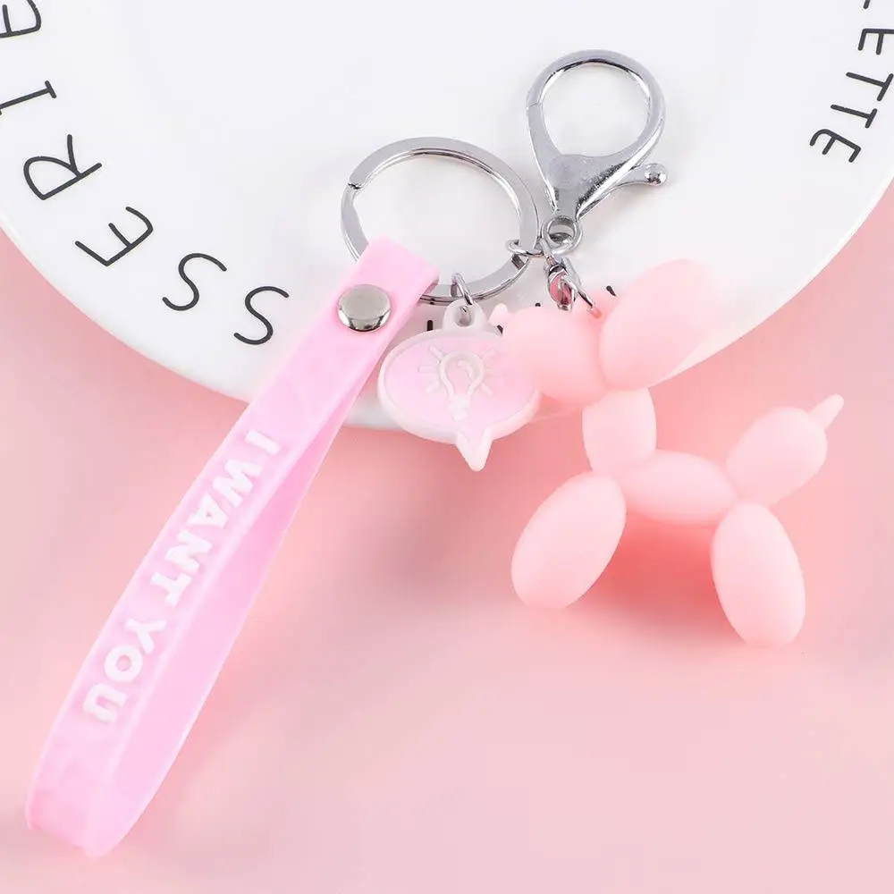 Key Pendent Backpack Pendant Stereo Key Buckle Bag Decoration Women Key Lanyard Korean Style Car Keyring Cartoon Dog Keychain