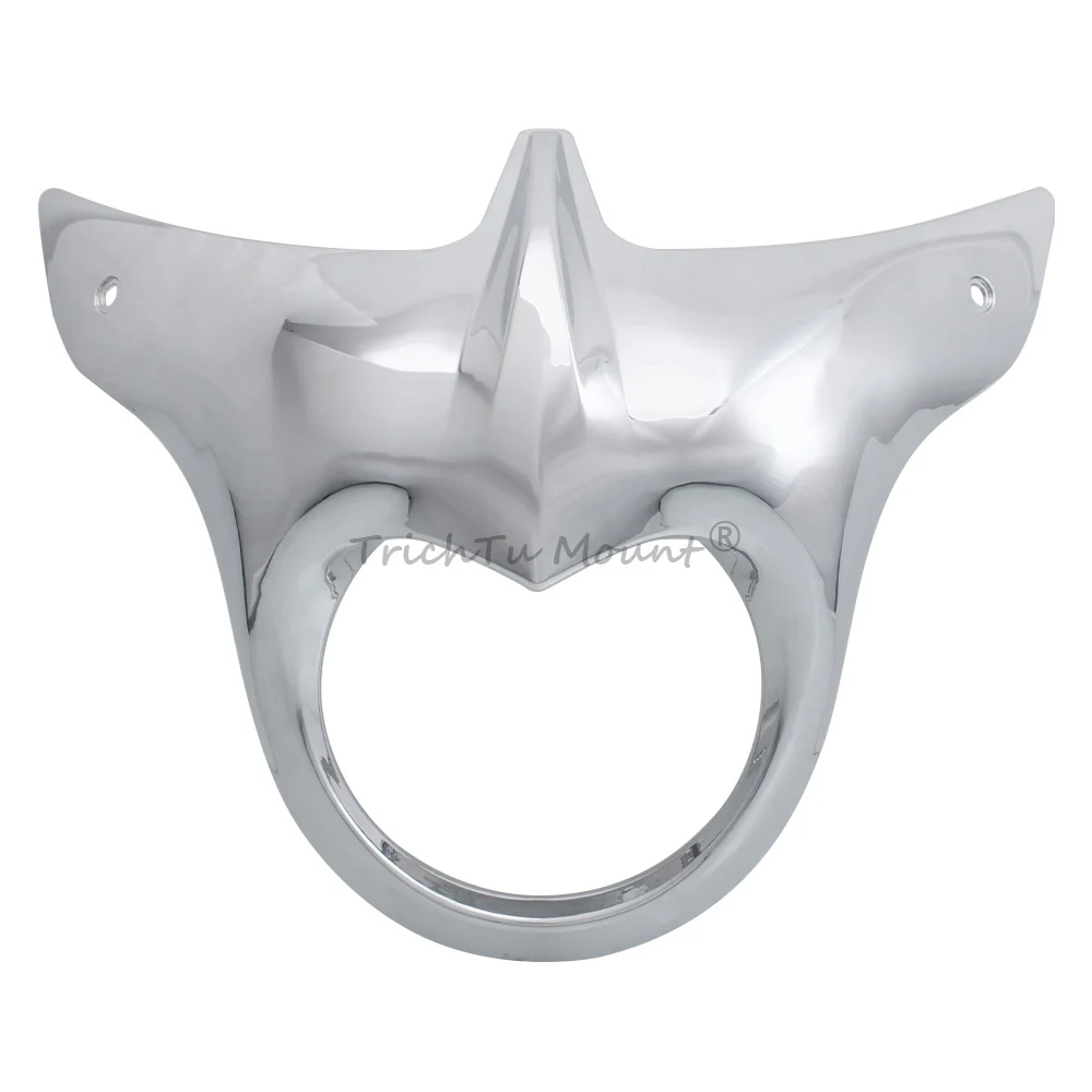 غطاء إطار المصباح الأمامي للدراجات النارية العالمي من الكروم ABS للزعيم الهندي رودماستر 2014-2025 ملحقات هدية أمامية