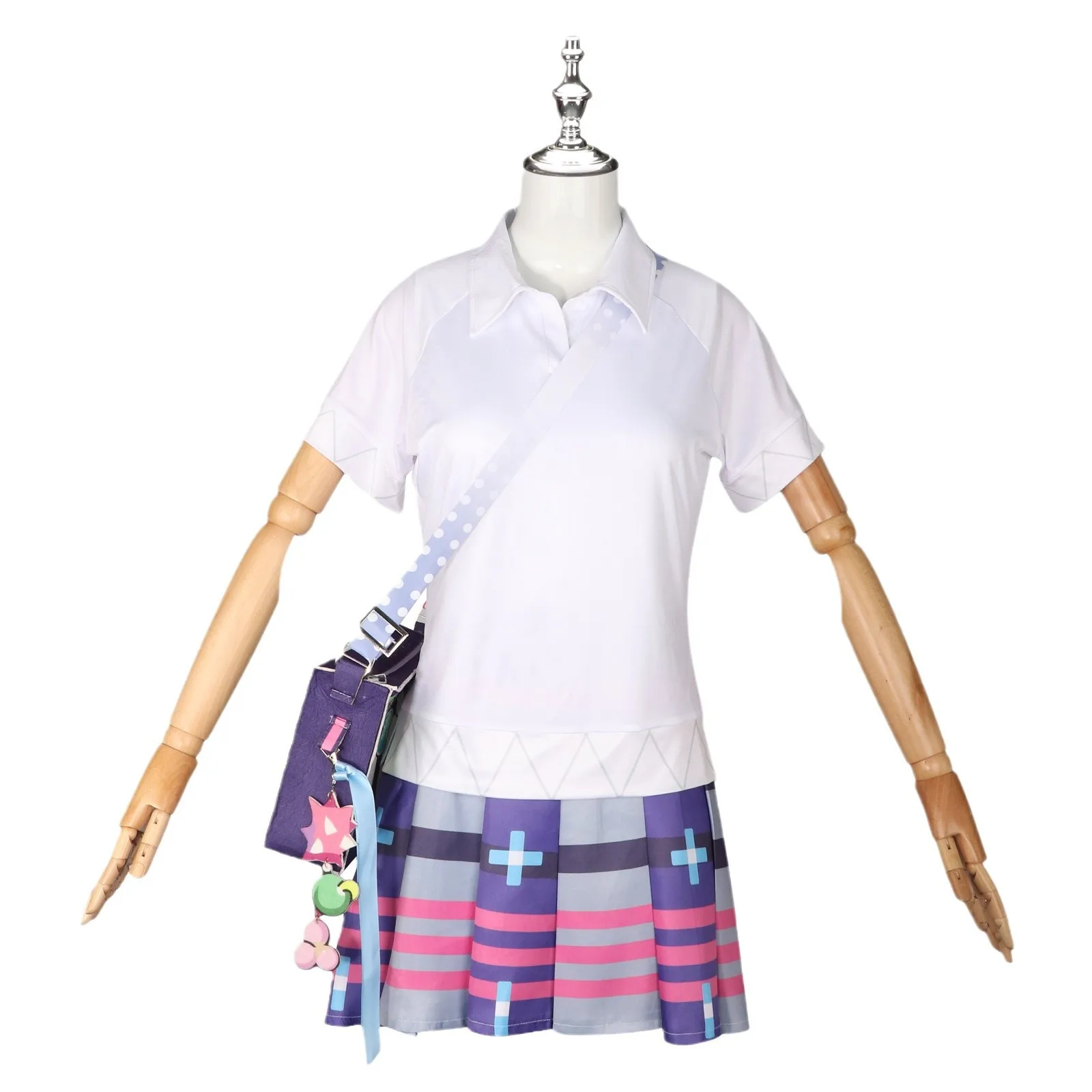 Costume de Cosplay Ata Patrick us pour Fille, 4 Pièces, Jupe Mignonne, Mikuku, Sac de dehors, Nouvel Ensemble Uniforme