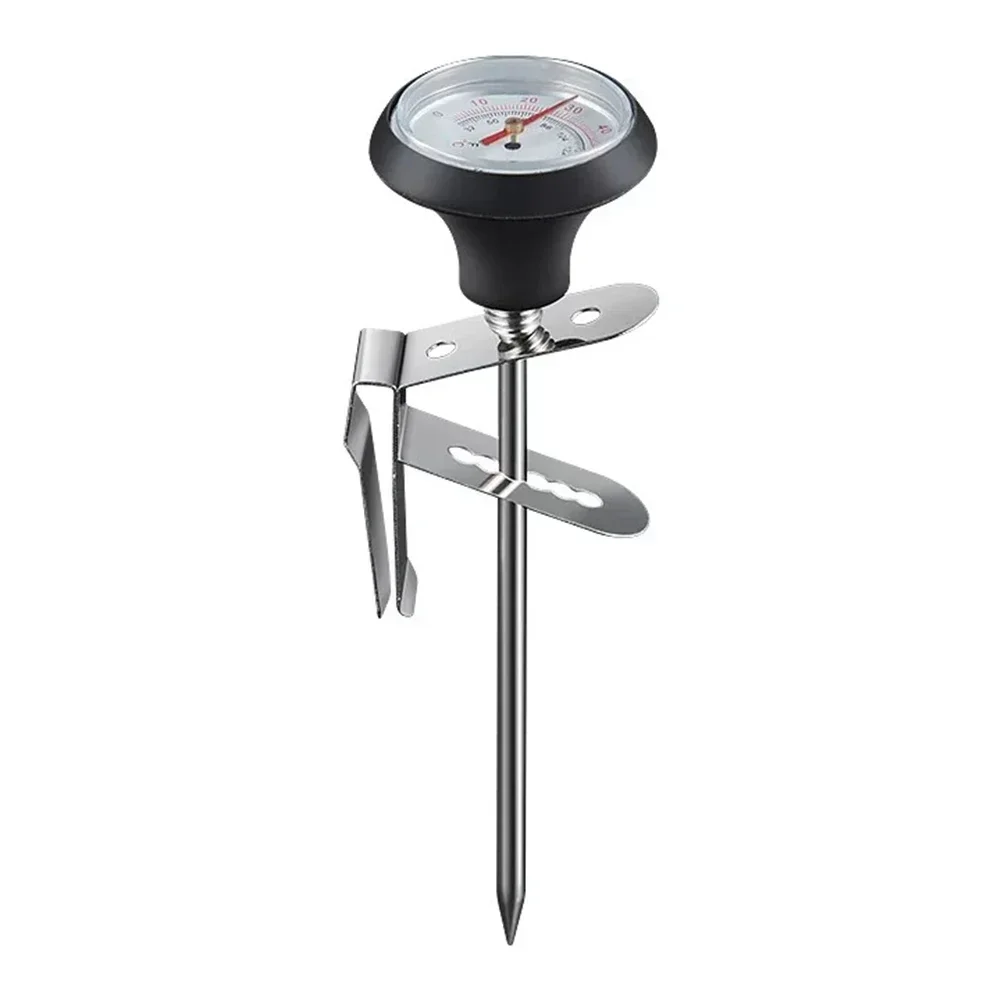Adjustable Clip Thermometer Temperature Meter Coffee Brewing Milk Frothing Easy To Clean User-friendly Operation