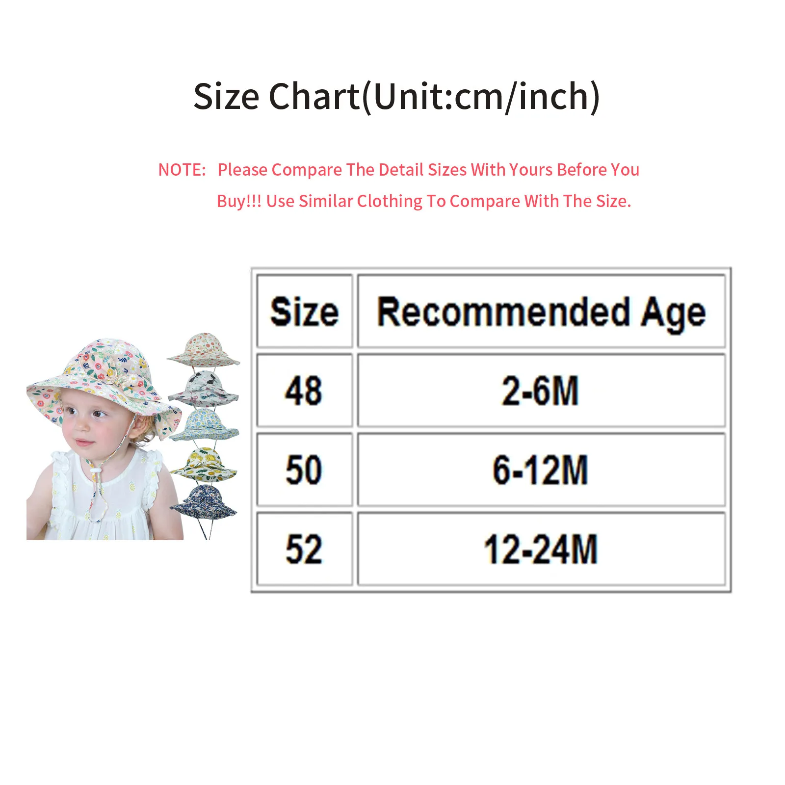 قبعة دلو مطبوعة قبعة كبيرة الحافة للأطفال في الهواء الطلق القطن الطفل القوس قبعة الشمس الربيع الصيف زهرة الاستخدام اليومي لطيف تأثيث المنزل