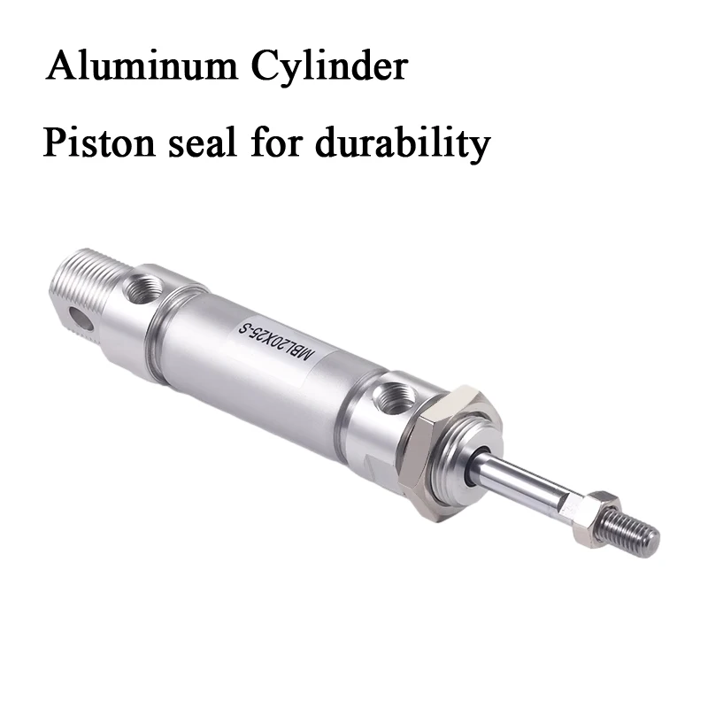 Pneumatic Aluminum Alloy Mini Pen Cylinder MBL20/25/32/40*25/50/75/100/125/150/175/200/225/250/275/300/350/400-S-CA