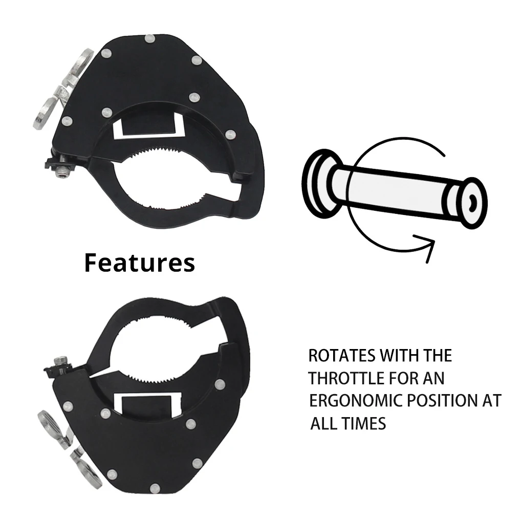 Universal Top/ Bottom Motorcycle Cruise Control Throttle Lock Assist Handlebar Kit For BMW KTM Suzuki Yamaha Honda Speed Control