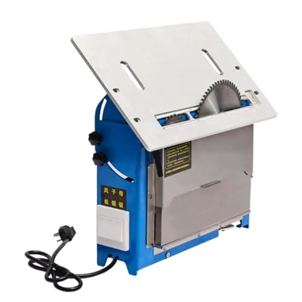 Aluminum Table Saw 2800W 55X36X40cm 25kg 3 Fans Up Down Adjust Stable Performance