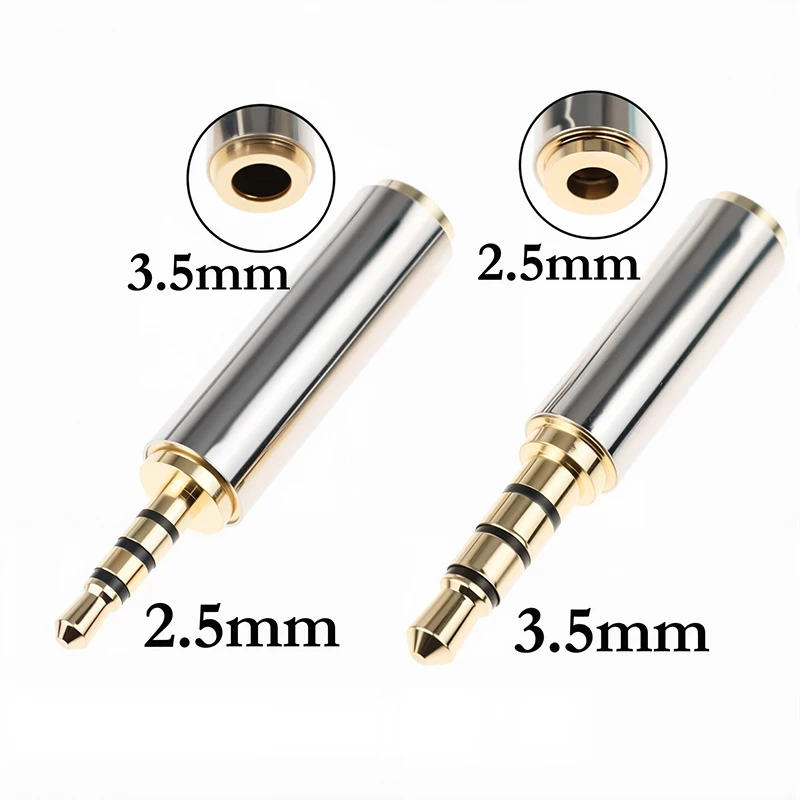 3,5 mm auf 2,5 mm 2,5 mm auf 3,5 mm Adapter Konverter Stereo Audio Kopfhörer Mikrofonbuchse – Detail 1