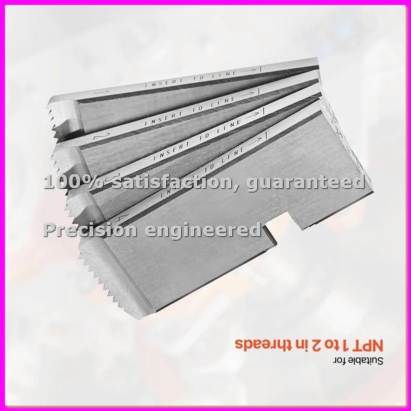 

Резьбонарезные плашки для труб, 1/2-3/4 дюйма NPT, правосторонние, из быстрорежущей стали, для станков разъемного типа, головки плашек - ABFB