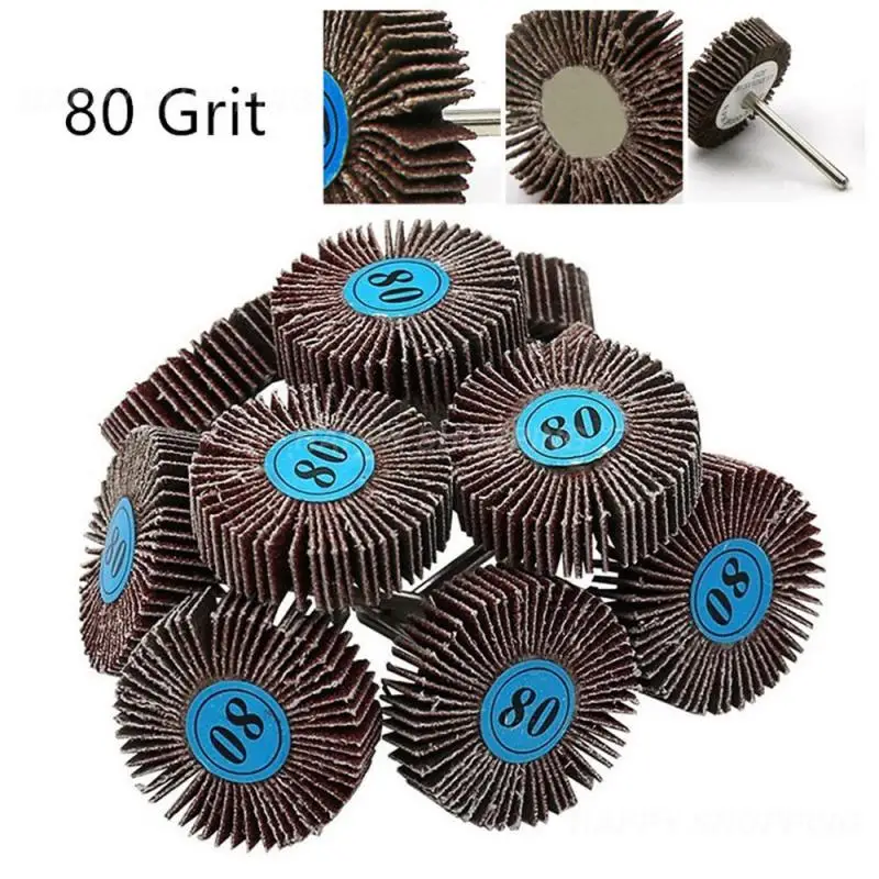 Sandpaper Sanding Flap Wheels Sanding Disc Set Shutter Polishing Wheel For Rotary Power Tools For Dremel Accessories